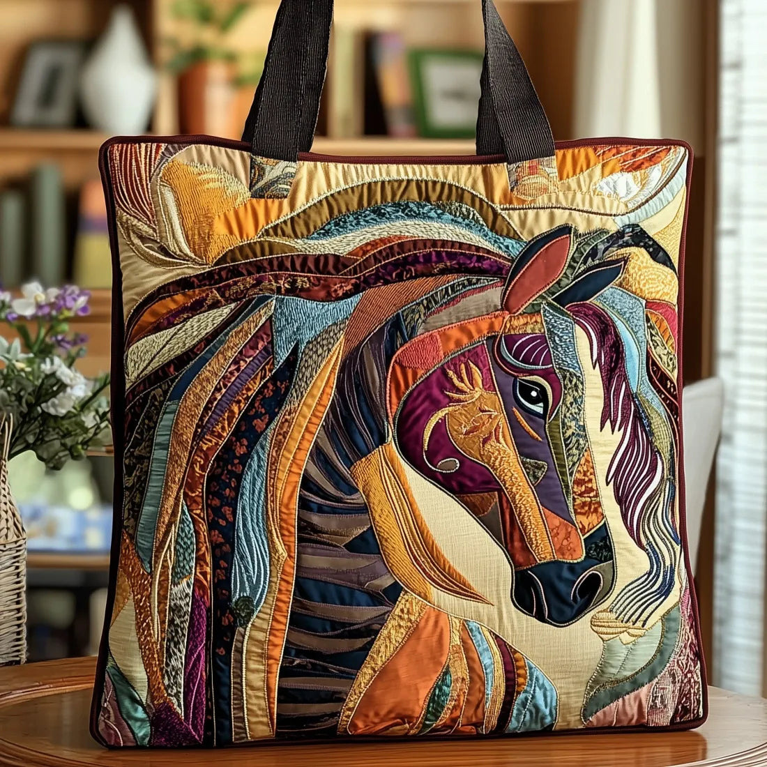 Multicoloured Bag with Mosaic