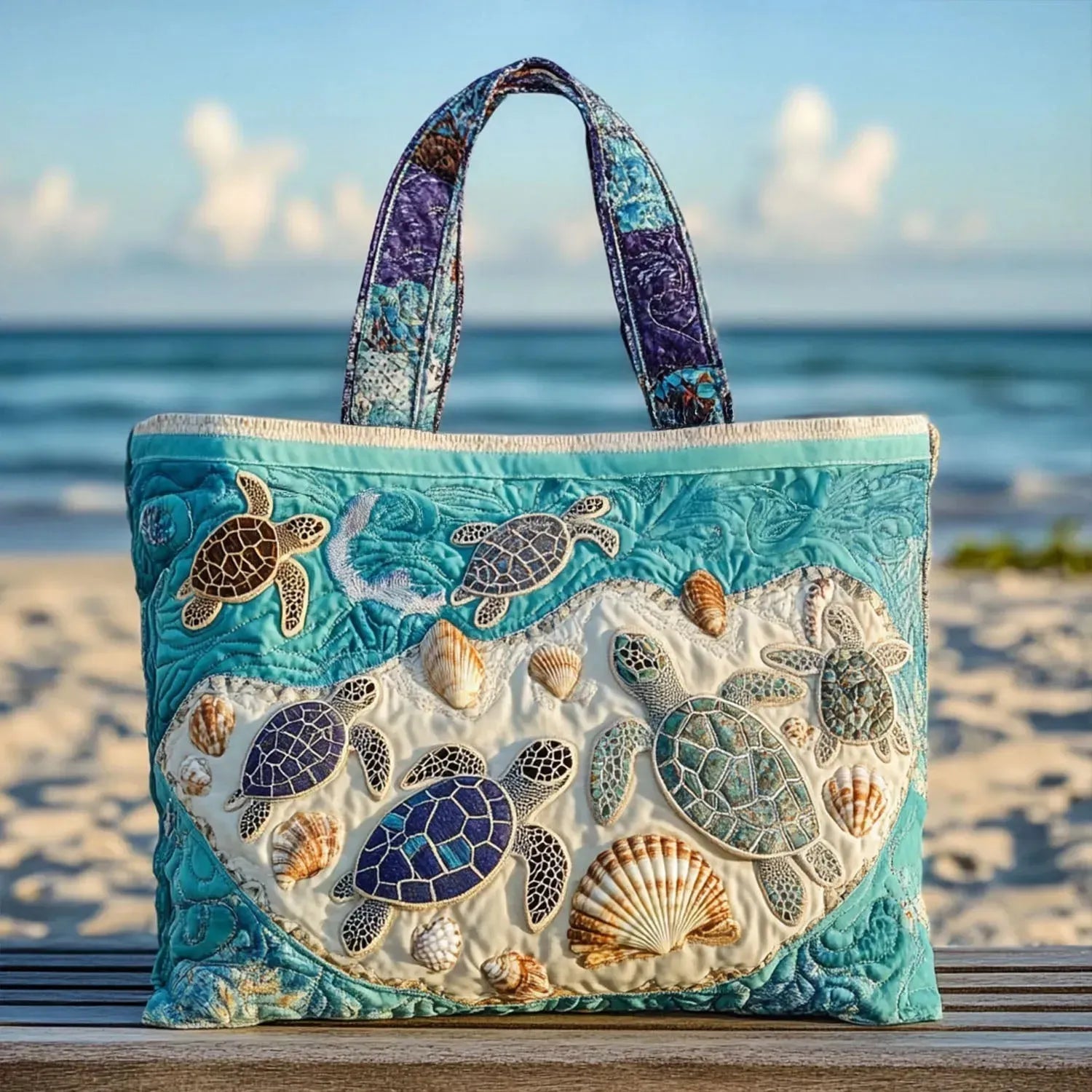 Handmade Hug Turtle Bag