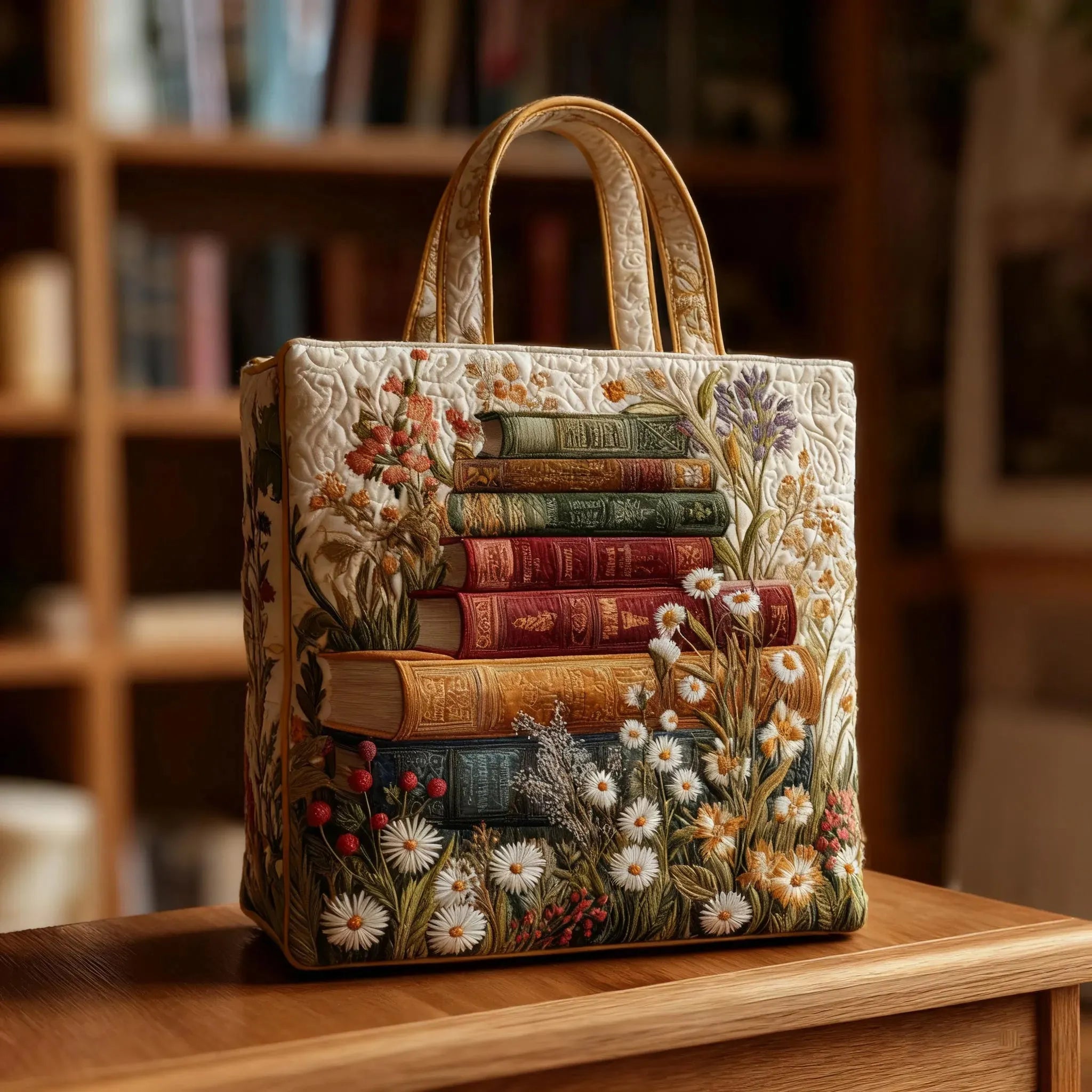 Handmade Bag with Floral Print