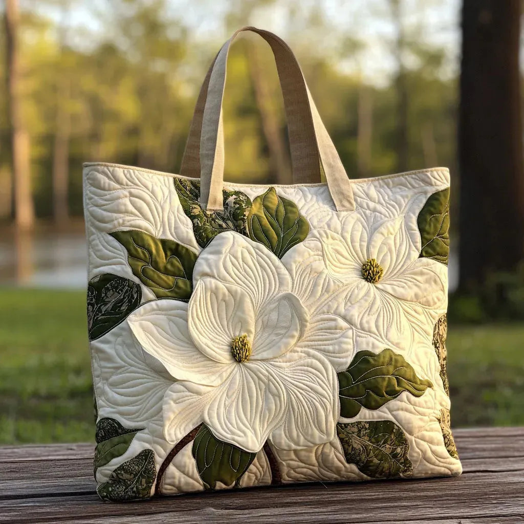 Elegant Quilted Tote Bag