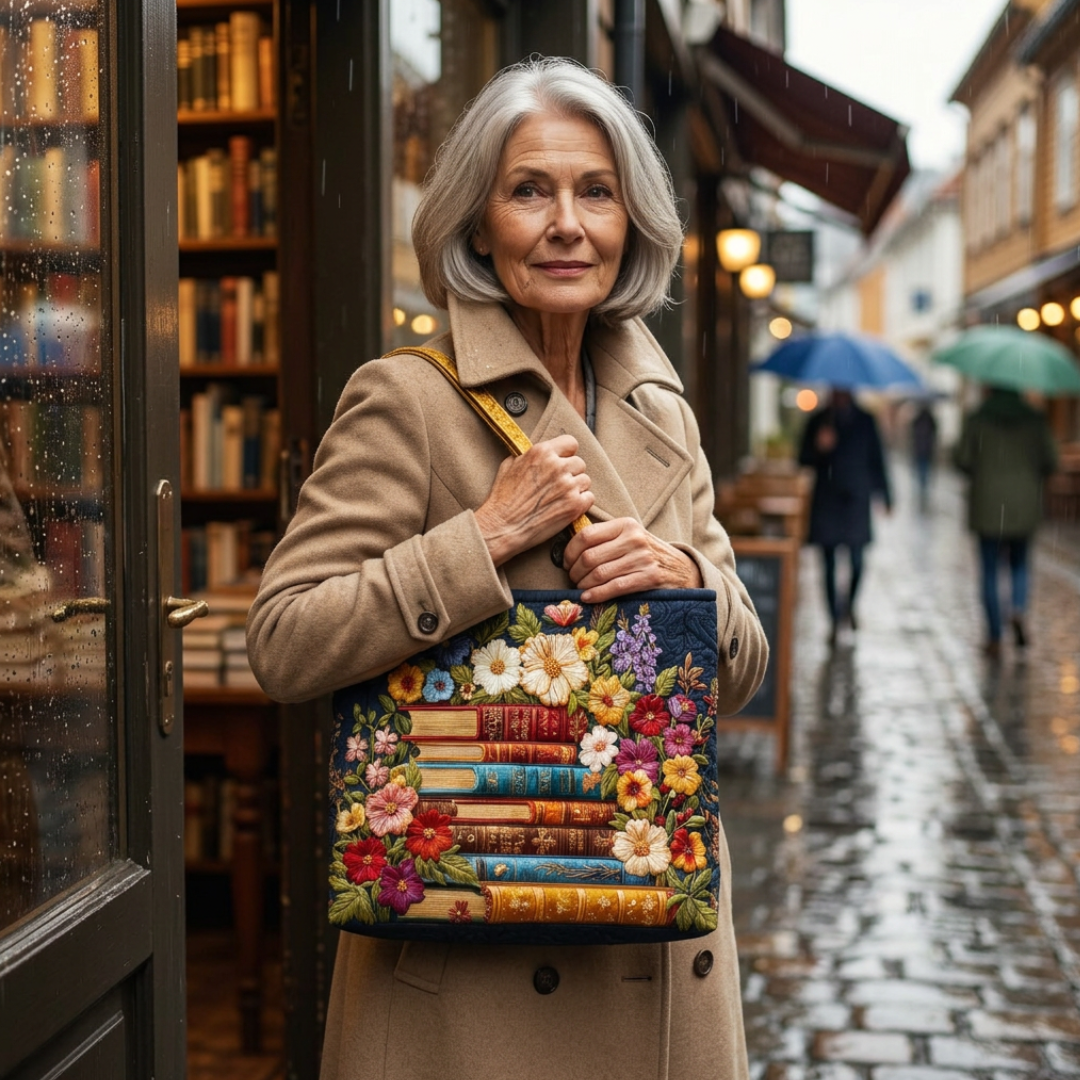 Handmade Bag with Floral Design