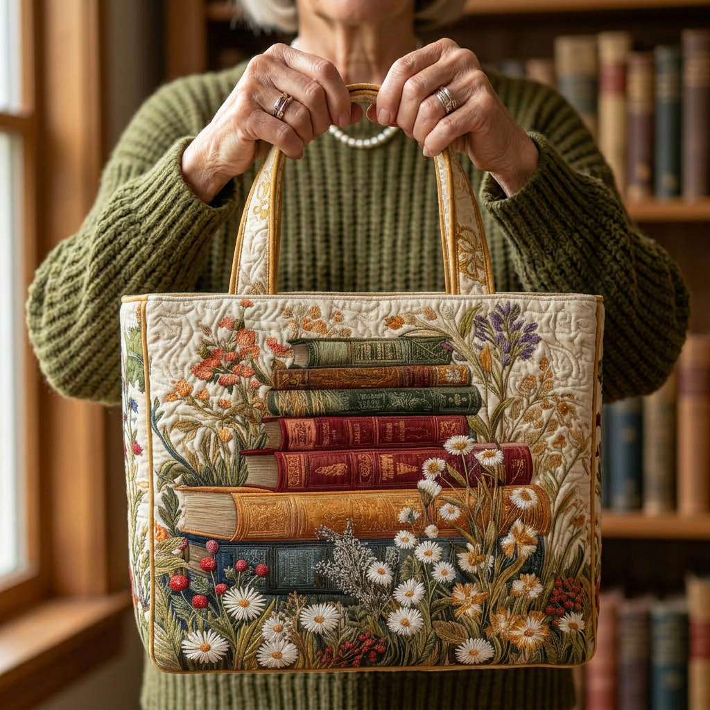 Handmade Bag with Floral Print