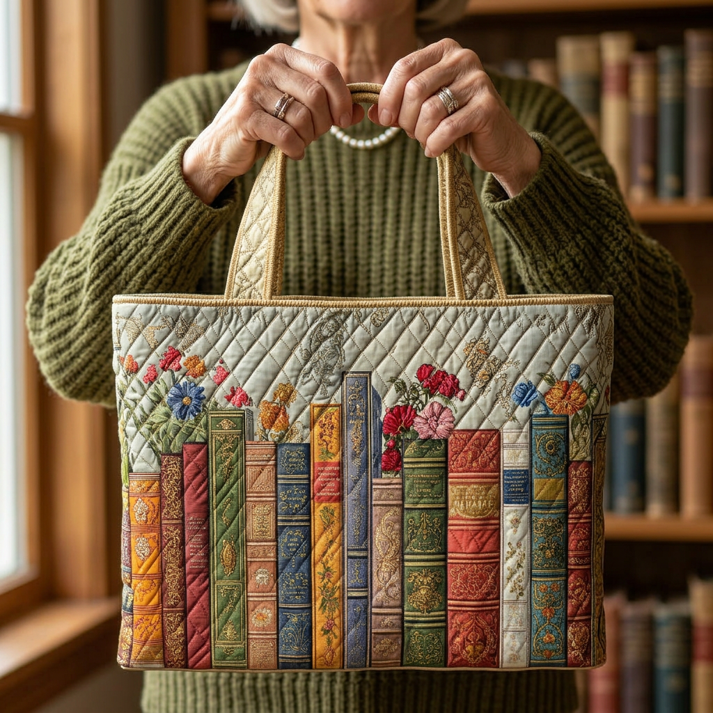 Handmade Bag with Library