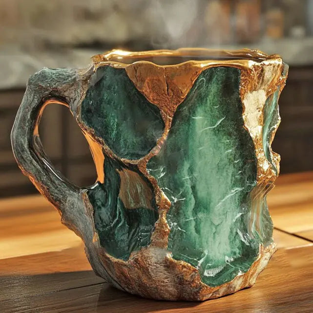 Krystall-Infusert Mineral Kaffe Kopper