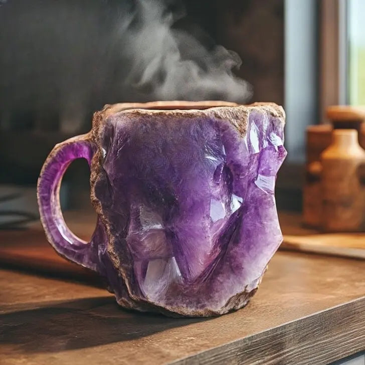 Krystall-Infusert Mineral Kaffe Kopper